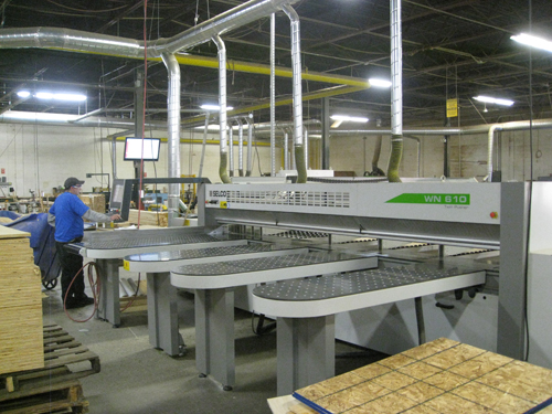 Converting and cutting machinery at Donpack