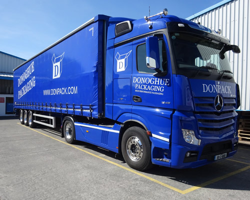 Donpack delivery truck